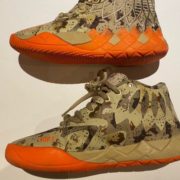 PUMA x LAMELO BALL MB.01 Digital Camo Big Kids' Basketball Shoes, junior US 7 - Picture 3 of 6